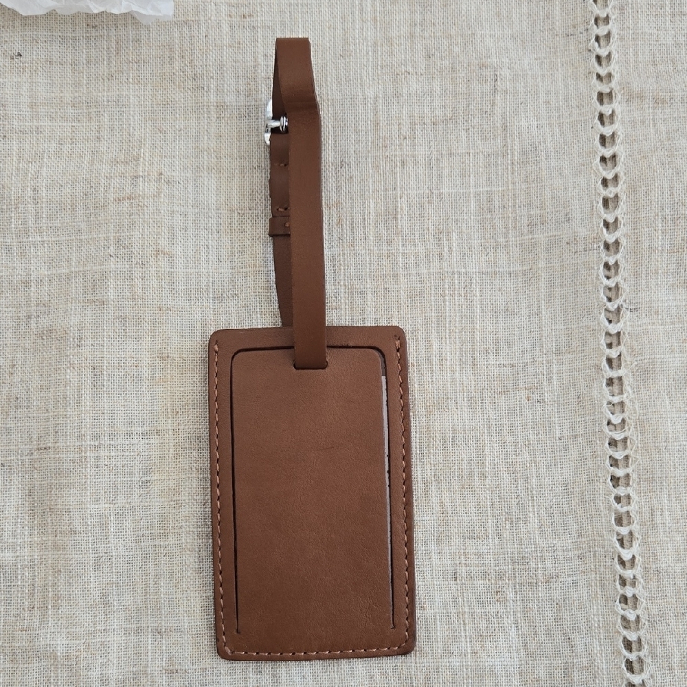 Vintage Authentic Coach Luggage Tag in Tan Leather - Picture 6 of 12